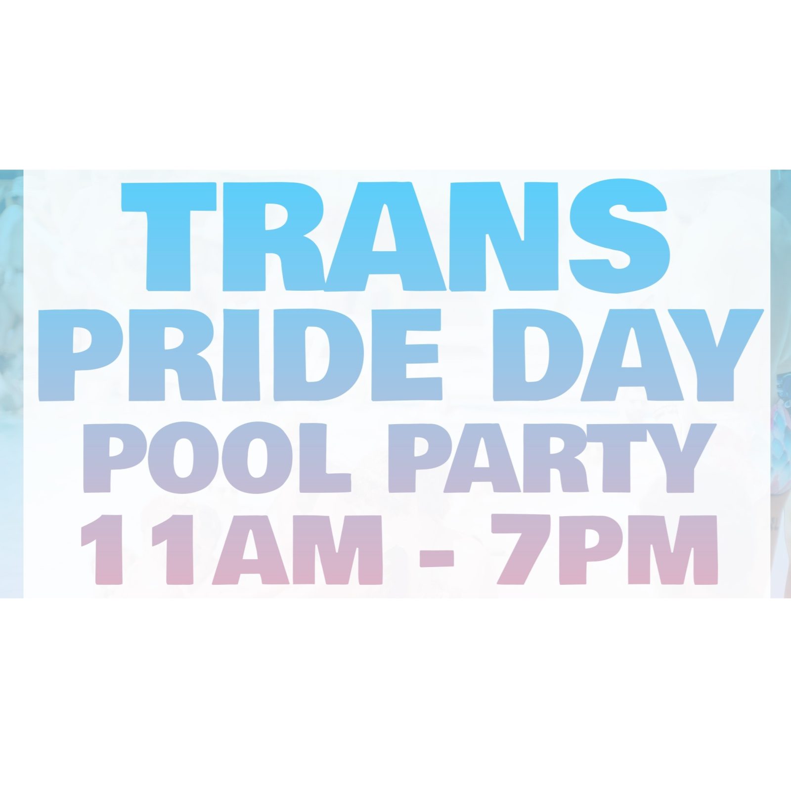 Trans Pride Pool Party (The Dunes) — Organizer image