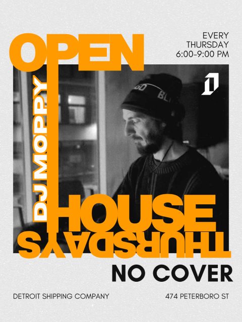Open House csütörtök – DJ Moppy — Szervezői kép