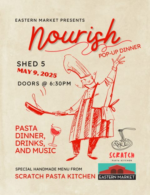 Nourish Fresh Pasta Pop-Up Dinner at Eastern Market — Organizer image