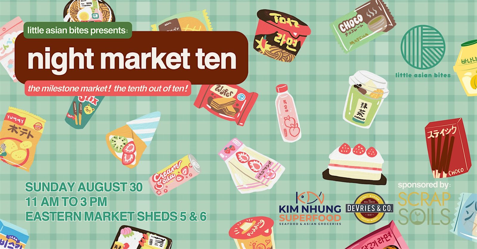 Night Market Ten: The milestone market — Organizer image