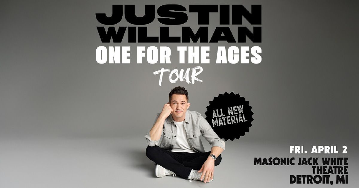Justin Willman: One For The Ages Tour — Organizer image