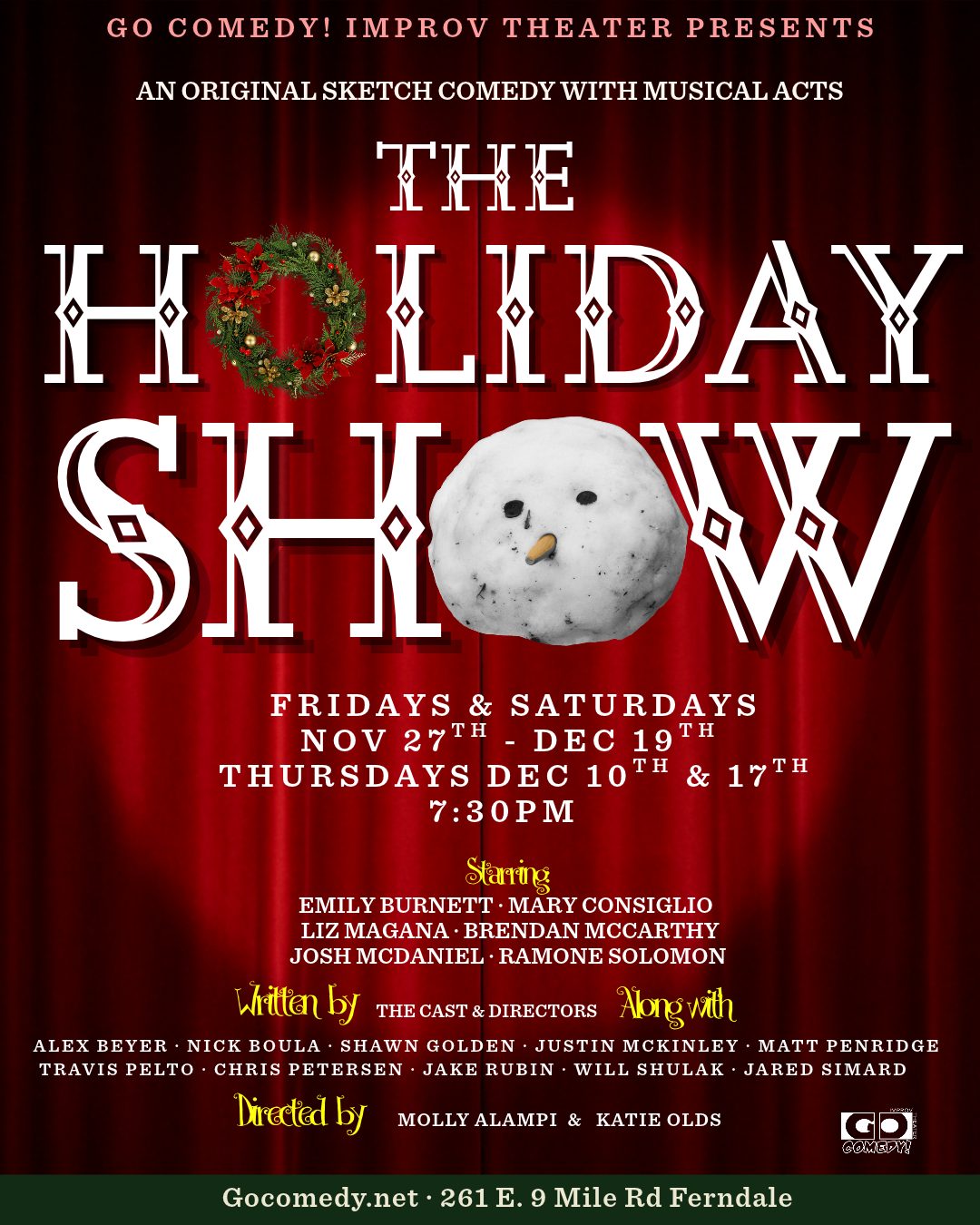 The Holiday Show! A Festive Night of Comedy — Organizer image