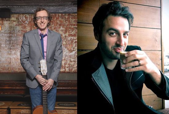 Ari Hest és Mike Vial az Arkban — Szervezői kép