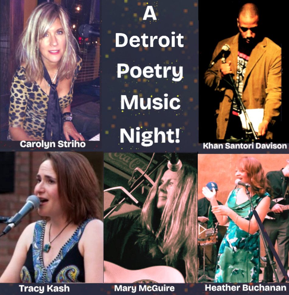 A Detroit Music Poetry Night, hosted by Heather Buchanan — Organizer image