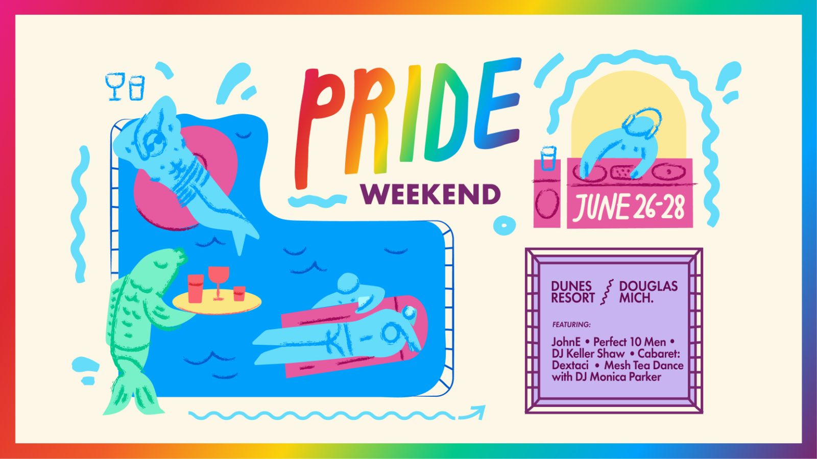 Pride Hétvége a Dunes Resortban — Szervezői kép