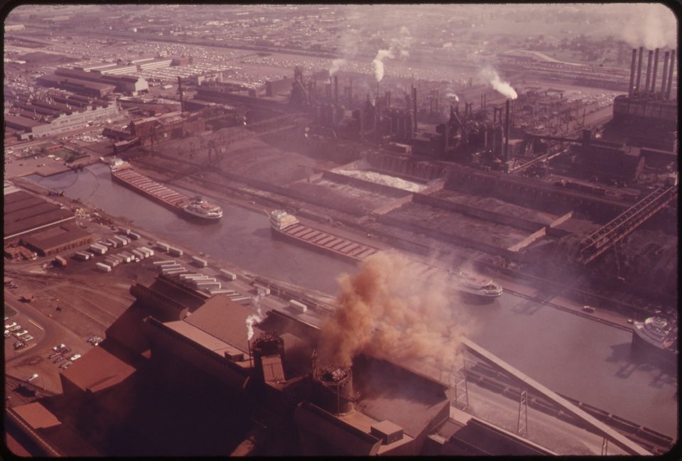 A River Rouge gyár 1973 júniusában, az EPA Documerica fotósorozatából