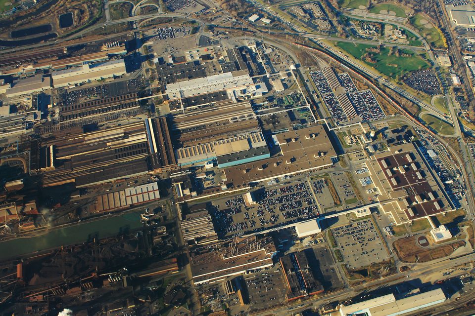 A Ford River Rouge komplexum légifelvételen Dearbornban (2015)
