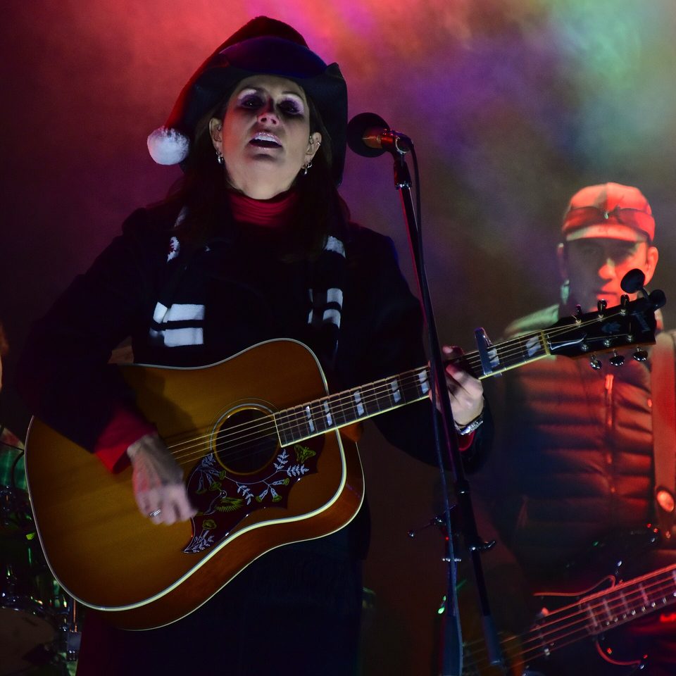 A show on the train’s stage car: Terri Clark, Minneapolis, 2017