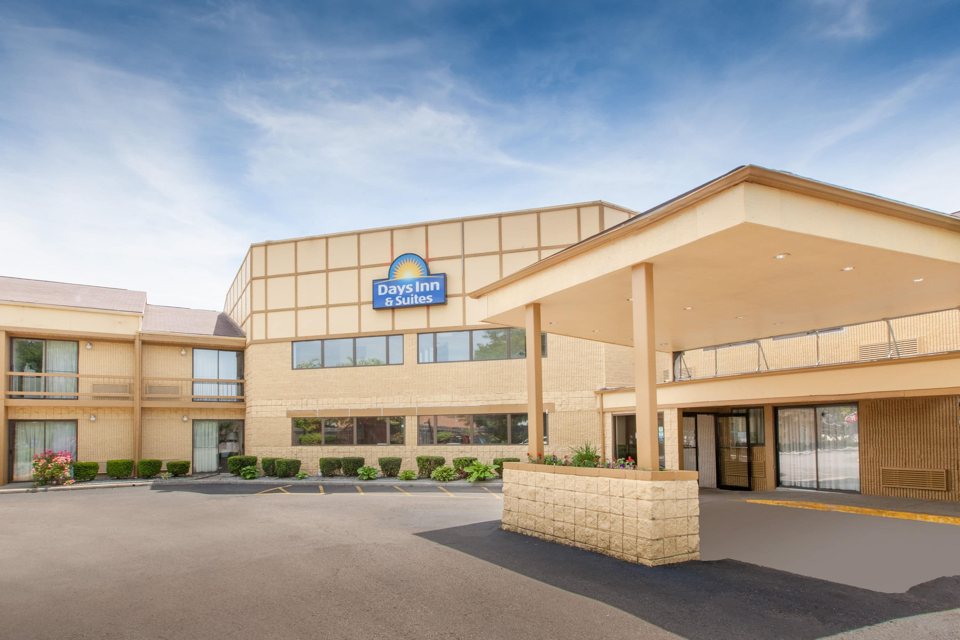 The hotel entrance and facade