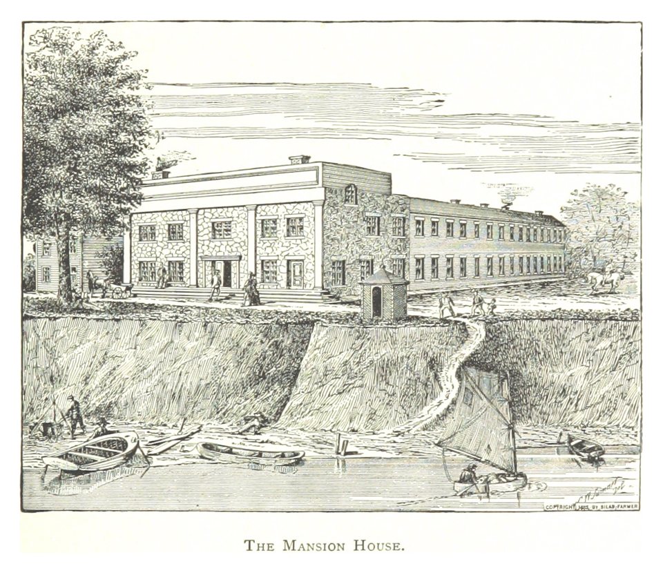 1884-es metszet a Mansion House épületéről