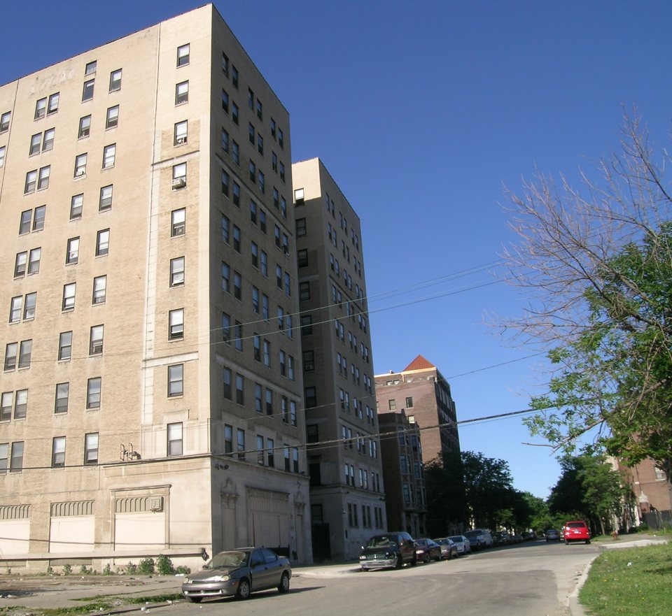 The multi-storey brick former Seward Hotel (Wellington Place) on Seward Avenue, 2008