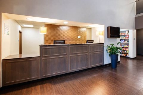 The front desk