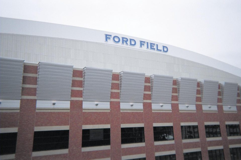 Ford Field — Ford Field exterior, 2006