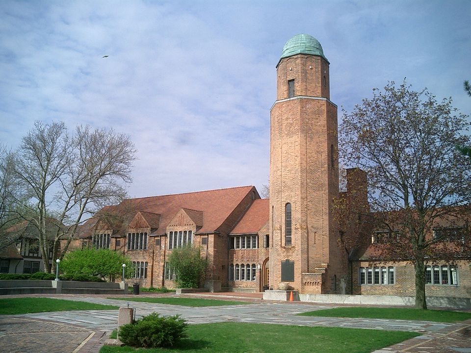 The Cranbrook School tower and quadrangle