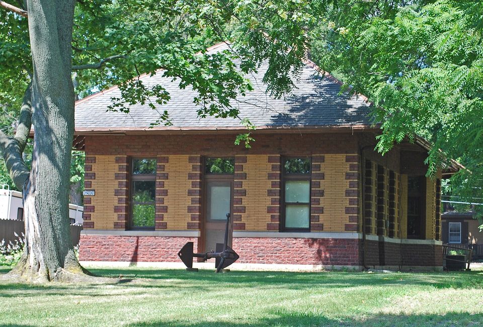 The 1904 depot, now the history museum