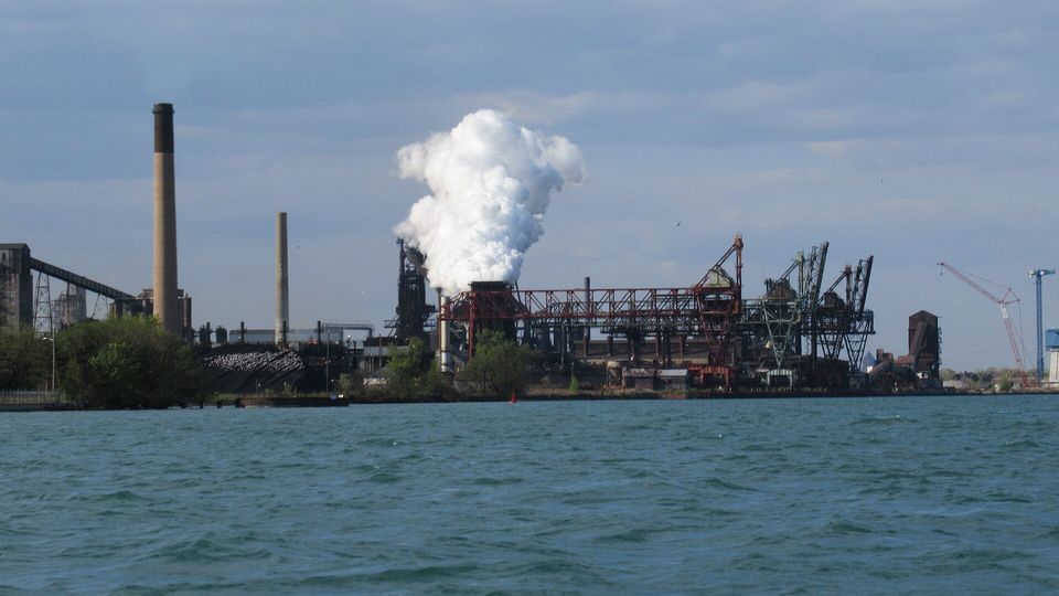 The industrial skyline of Zug Island (2021)