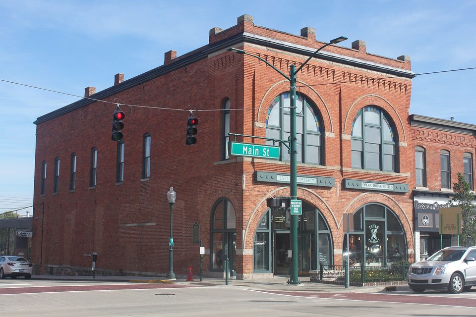 The Opera House on Main Street, opened in 1890