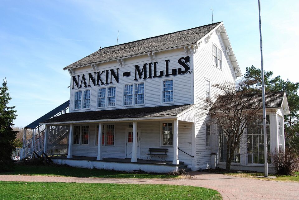 A Nankin Mills régi malomépülete a Hines Parkban