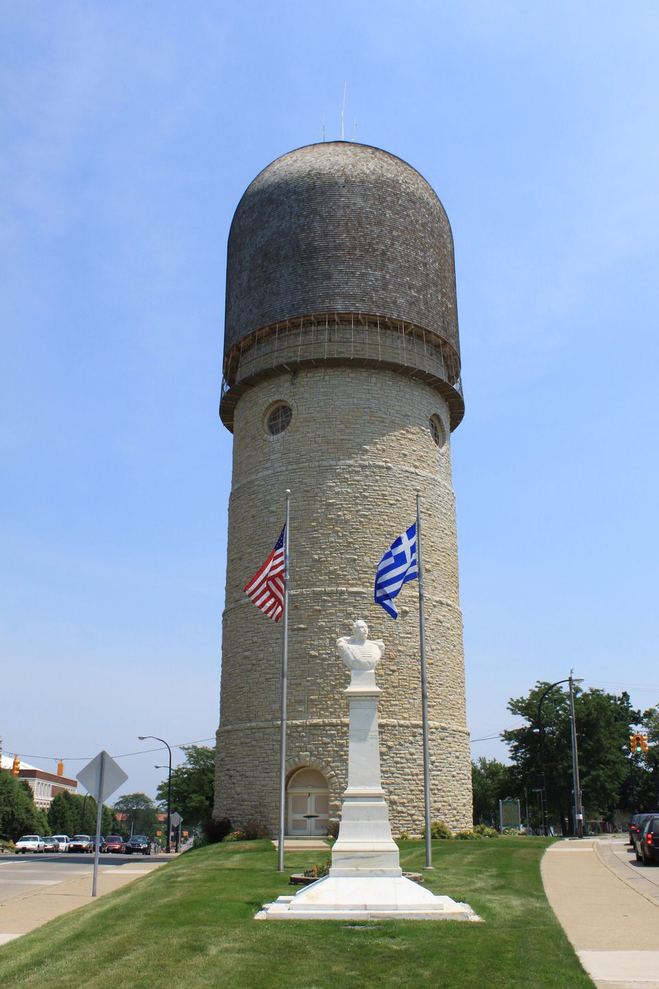 The 1890 Ypsilanti Water Tower at Washtenaw Avenue and Cross Street