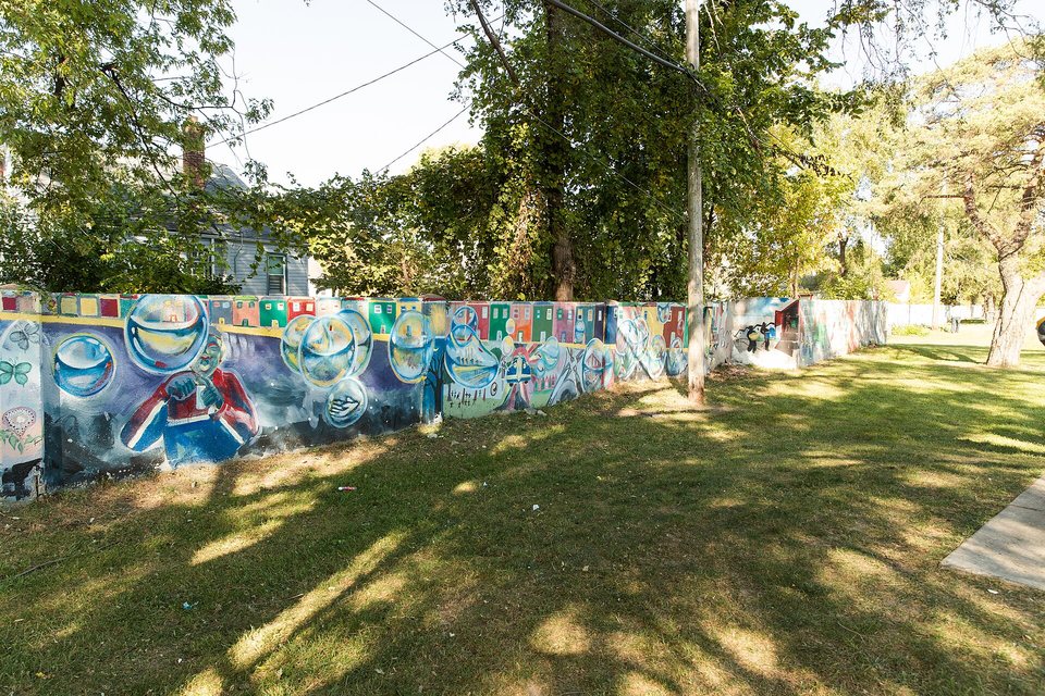 The Birwood Wall near 8 Mile, 2022