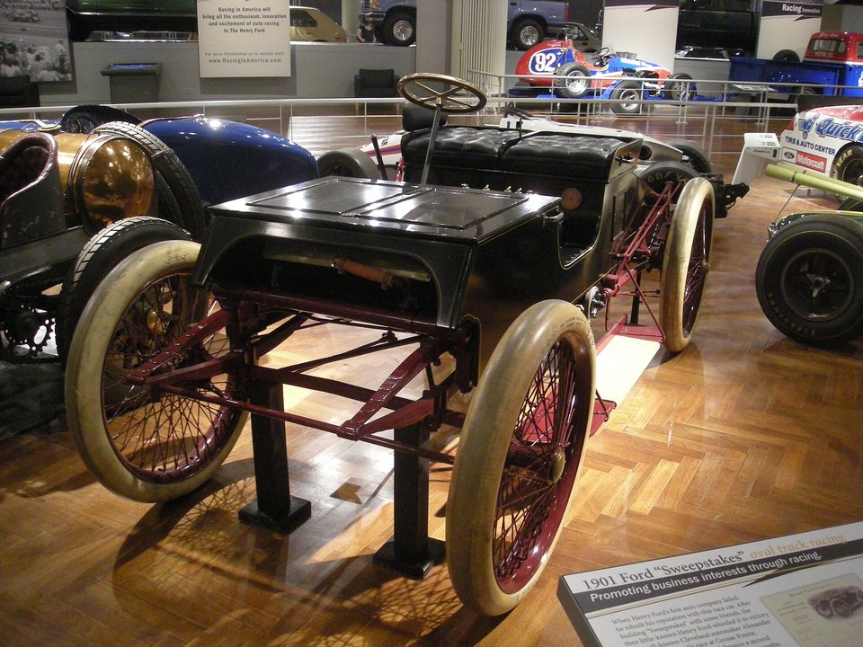 Henry Ford’s 1901 Sweepstakes race car at the Henry Ford Museum
