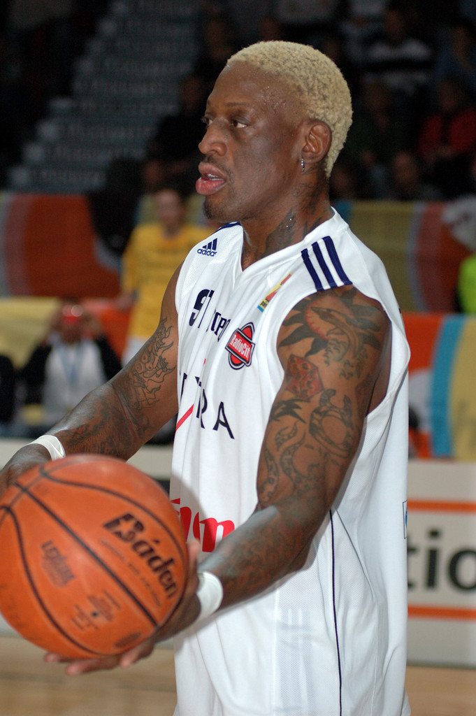 Dennis Rodman portréja