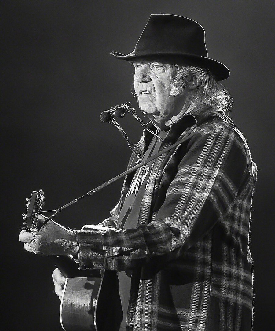 Neil Young portréja