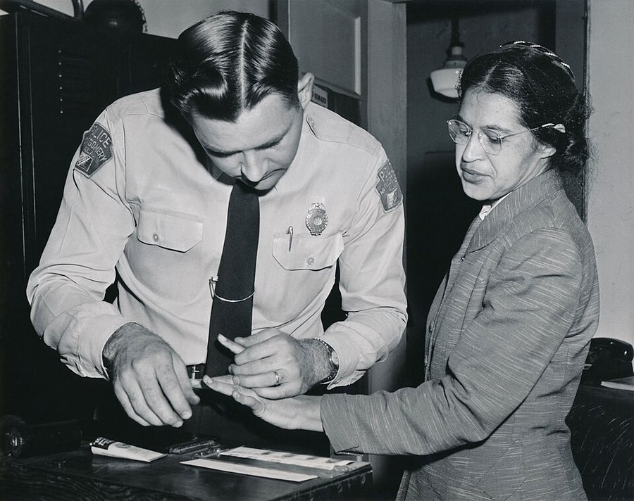 Rosa Parks portréja
