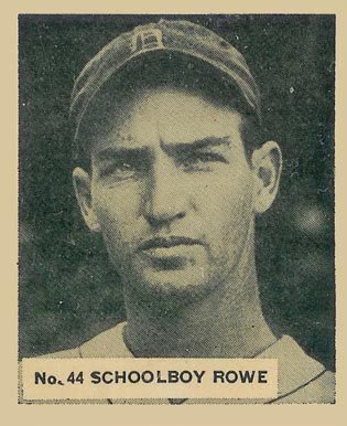 Schoolboy Rowe portréja