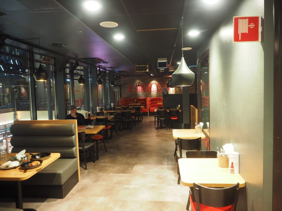 A sit-down Pizza Hut in Europe today, Helsinki
