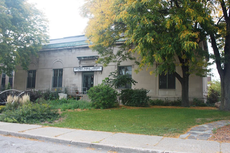 The Divie B. Duffield branch library on West Grand Boulevard, 2014