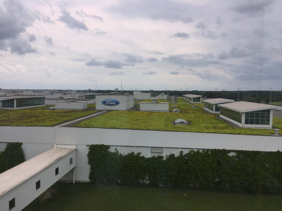 The Dearborn Truck Plant's 10.4-acre living roof at the Rouge (2019)