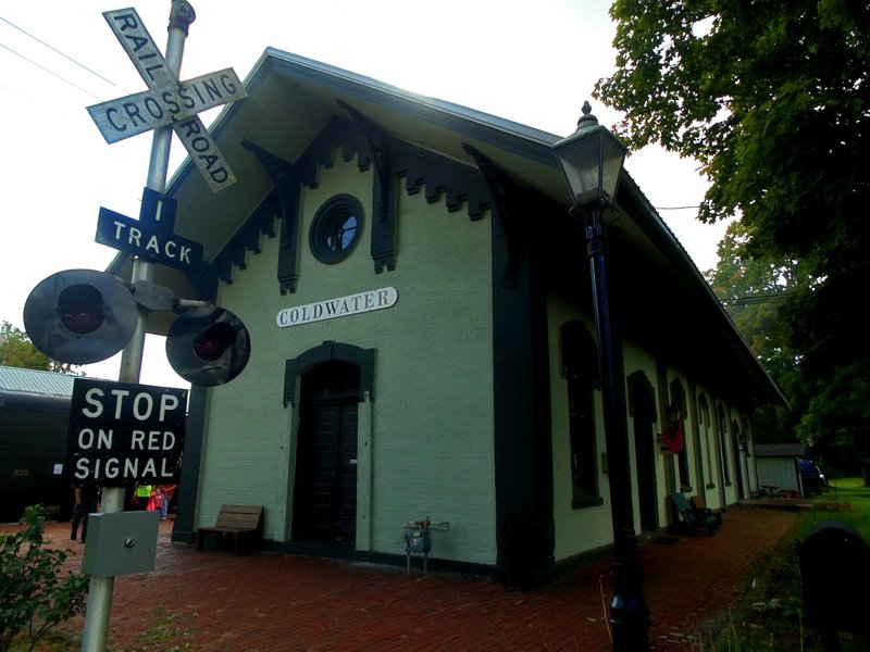 The Coldwater depot, now home of the Little River Railroad (2016)