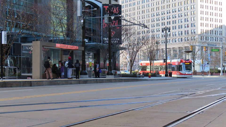 Campus Martius stop (2023)