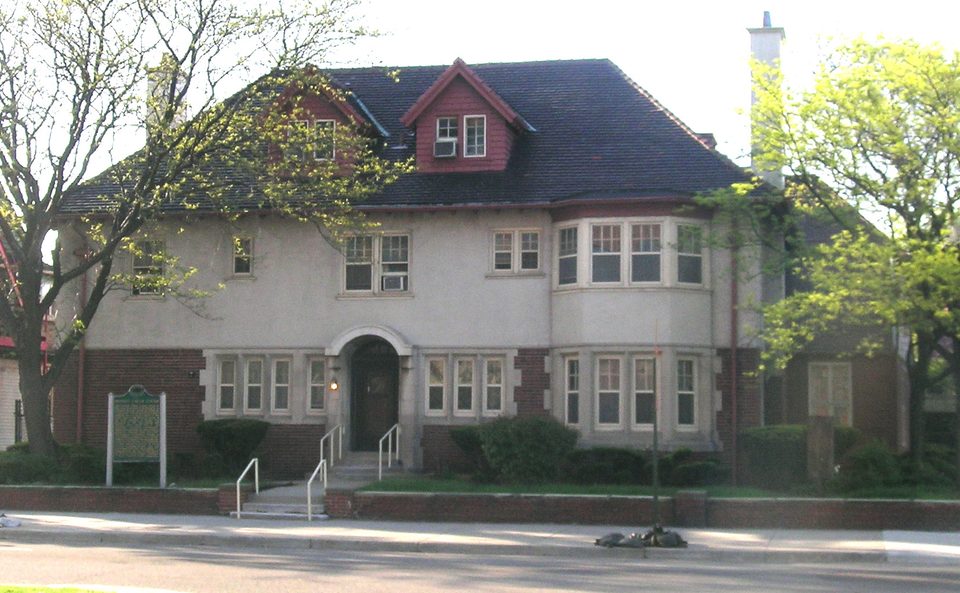 Albert Kahn’s 1906 house on the edge of Brush Park (2008)