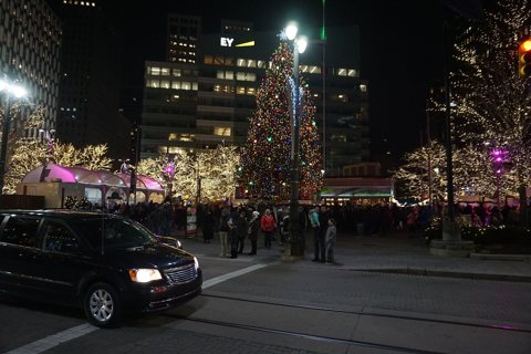 Detroit Tree Lighting